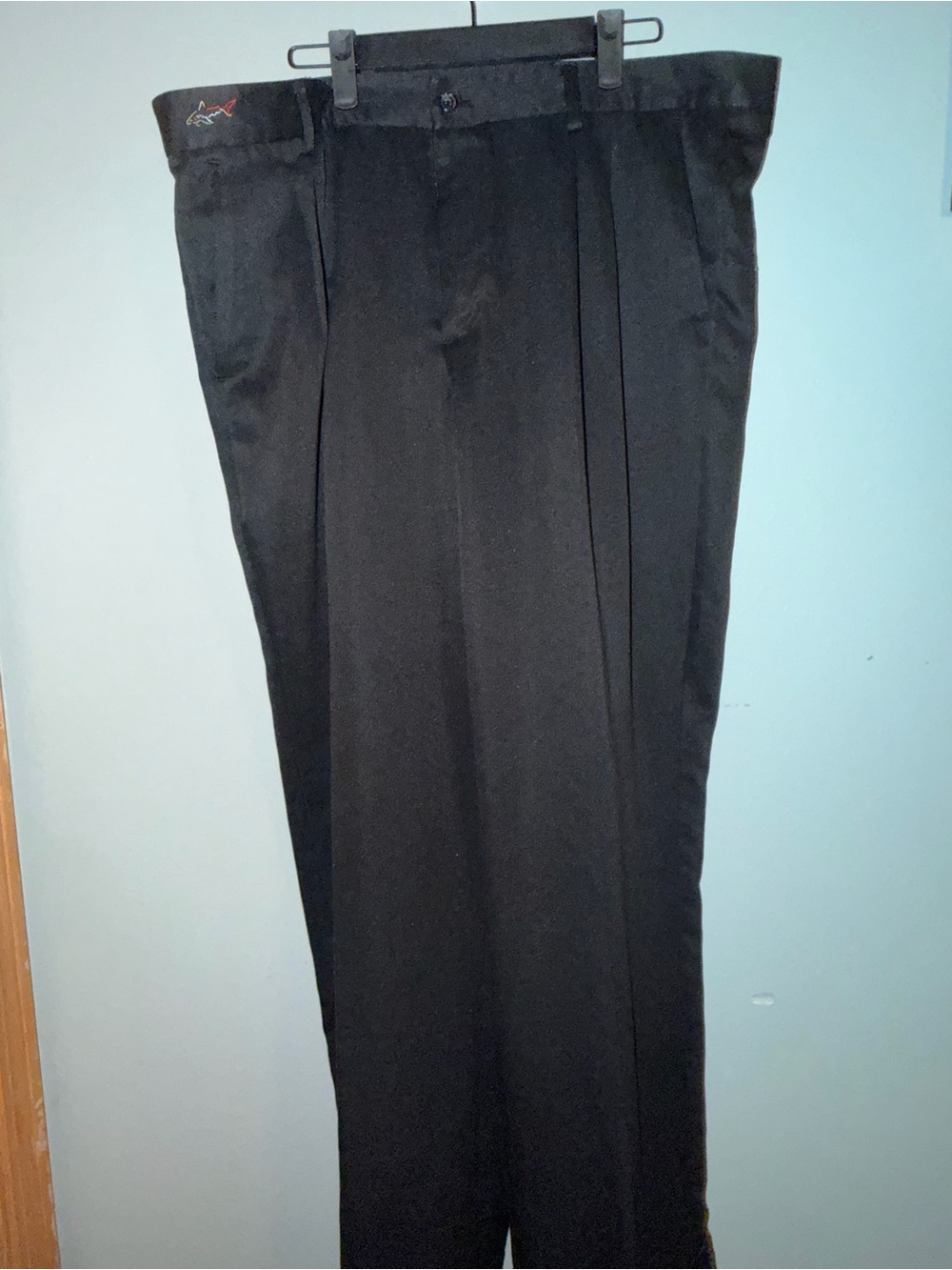 Greg Norman Collection Black Dress Pants - Pleated Front